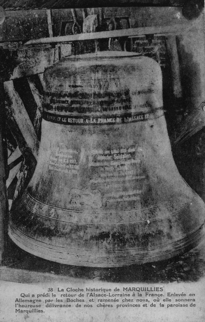 La cloche historique de Marquillies